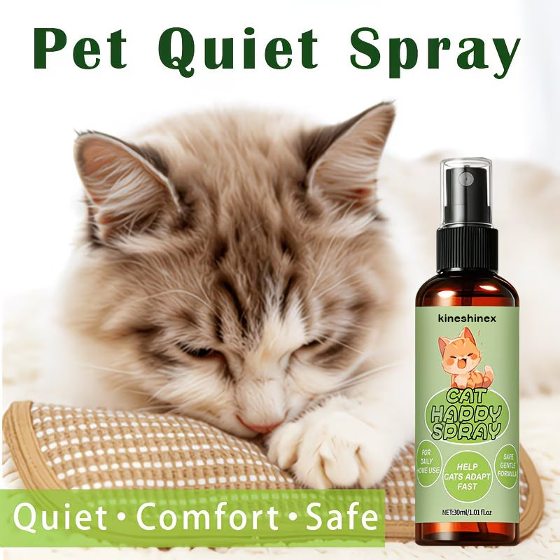 Pet Calming Spray Helps Pets Quickly Adjust To New And Noisy Environments