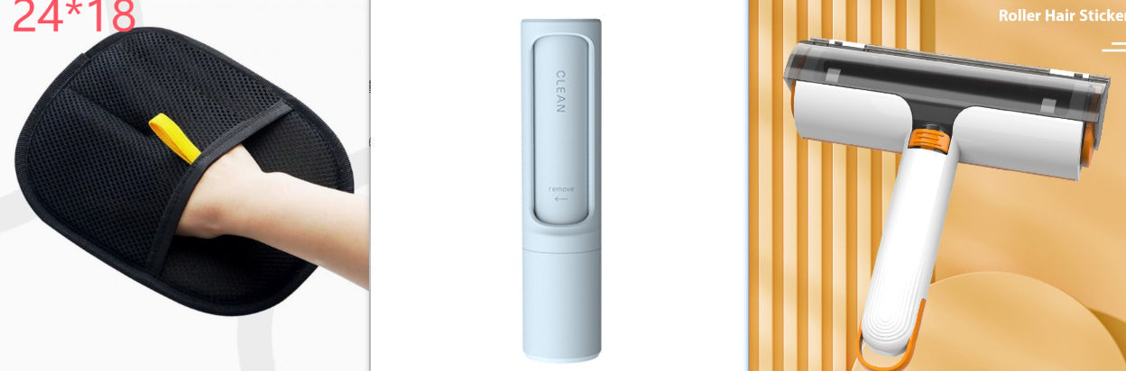 2 In 1 Pet Hair Removal Roller Multifunctional Portable Washable Hair Removal Brush Pet Supplies