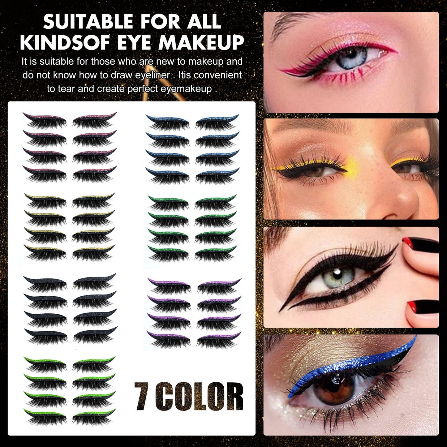Eyelash And Eyeliner Stickers