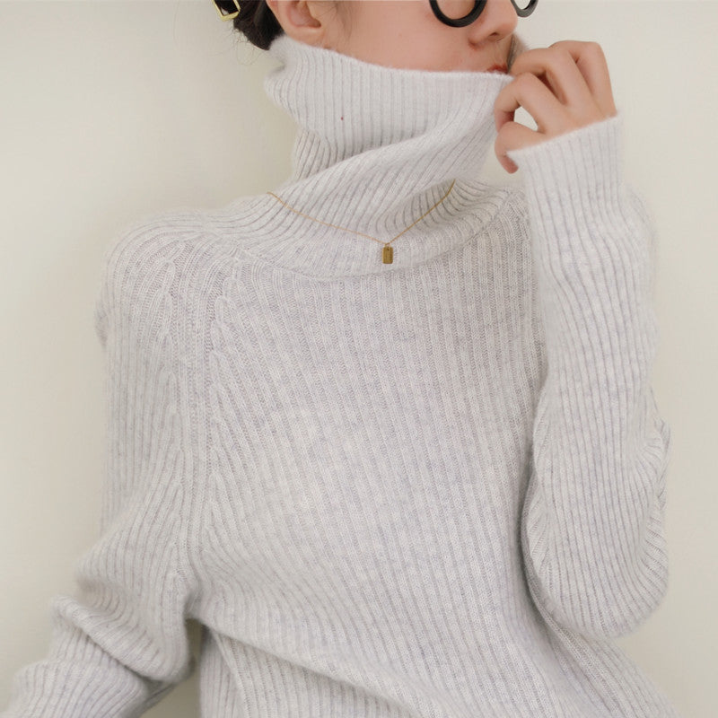 Thick Women Loose Woolen Sweater Women Autumn