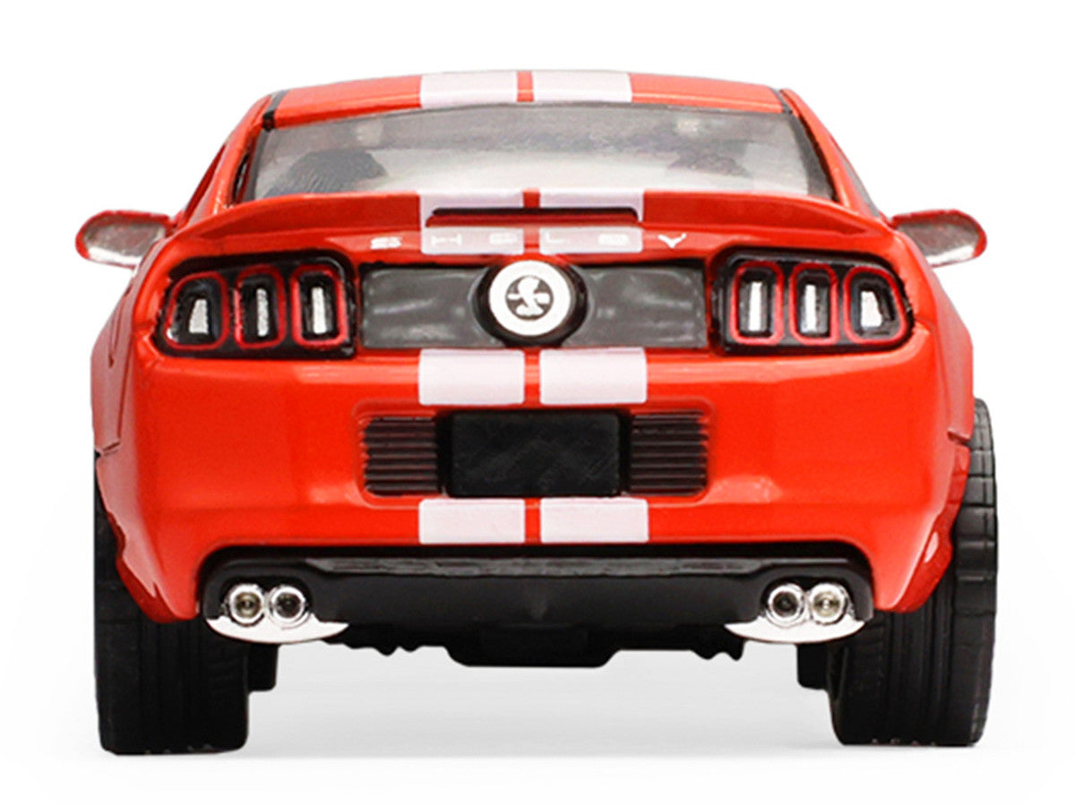 2013 Ford Shelby Mustang GT500 Race Red with White Stripes "Stampede" Series 2 1/64 Diecast Model Car by Greenlight