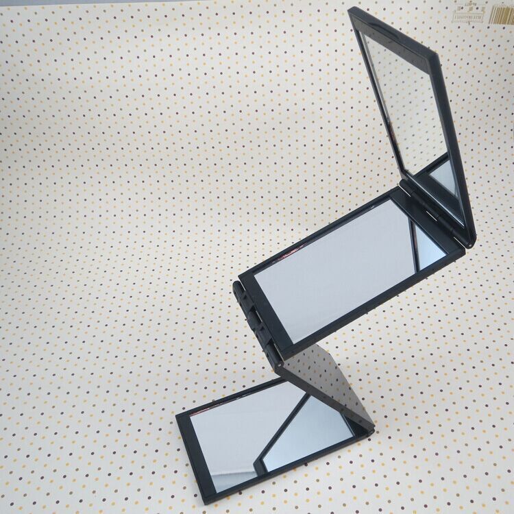 Hair Coloring Makeup Mirrors 360 No Blind Spot Foldable Mirrors