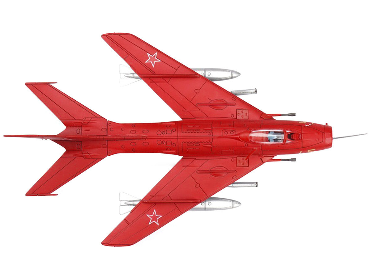 Mikoyan-Gurevich MiG-19S Farmer C Fighter Aircraft "Yellow 45" "VVS Display Team Soviet Air Force Kubinka Air Base" (1960) "Wing" Series 1/72 Diecast Model by Panzerkampf