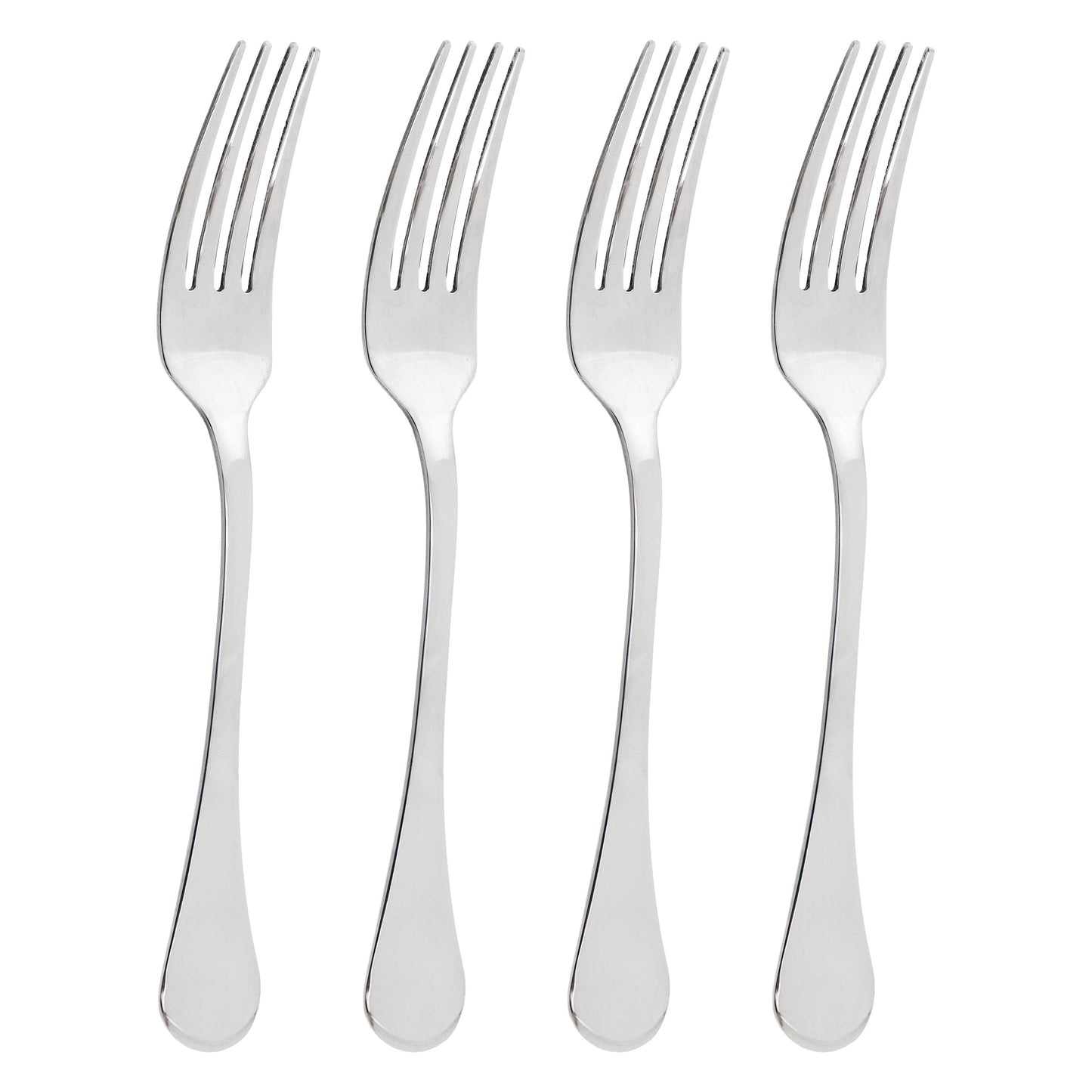 Gibson Home Manchester 4 Piece Stainless Steel Dinner Fork Set