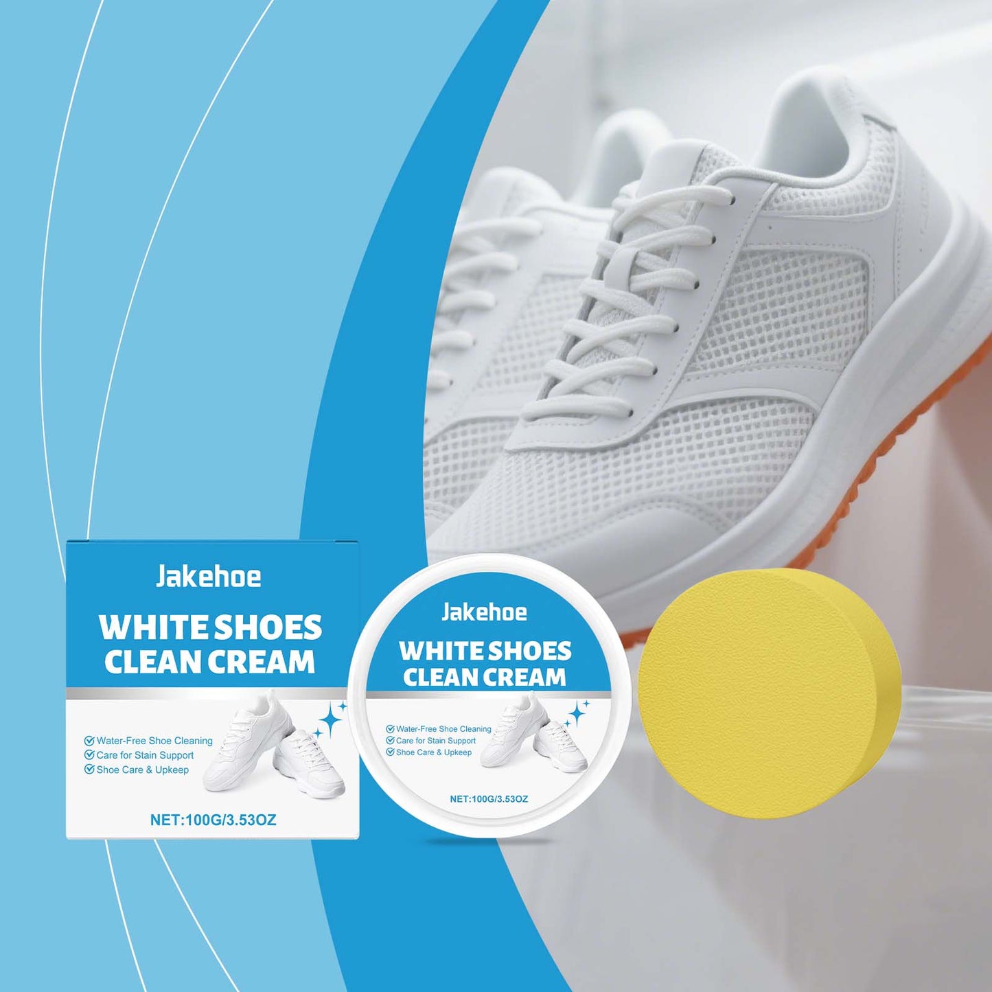 White Shoe Cleaning Cream
