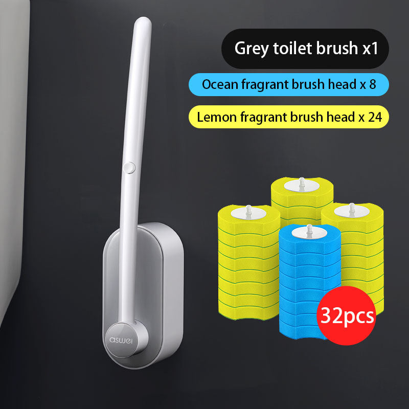 Disposable No Dead Angle Toilet Cleaning Brush