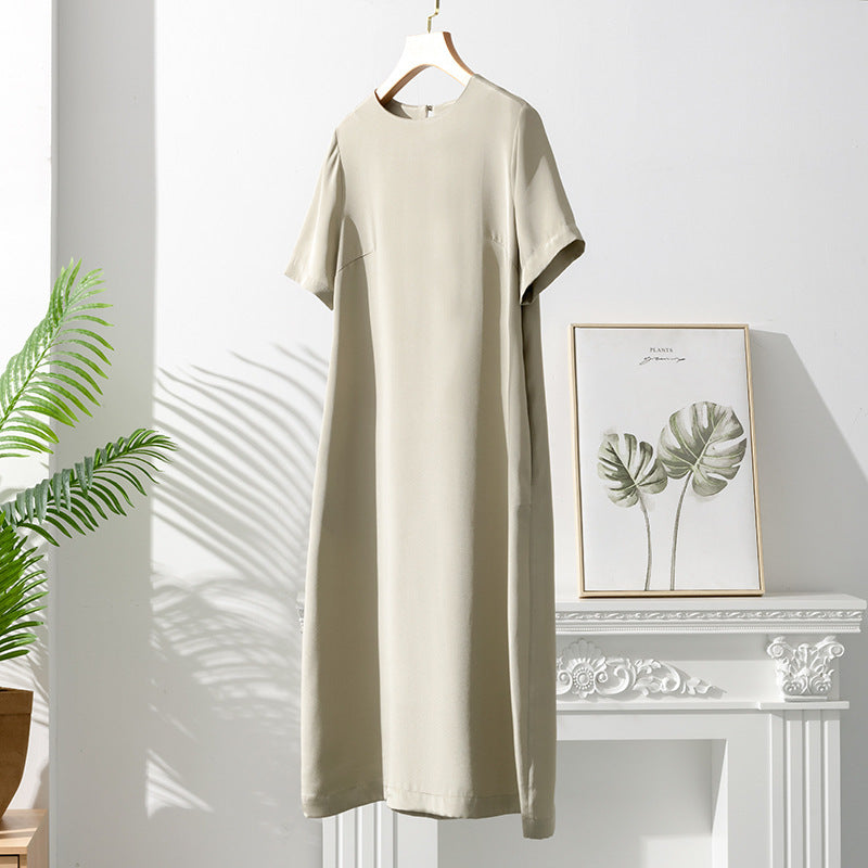 Women's Simple And Creative Silk Dress