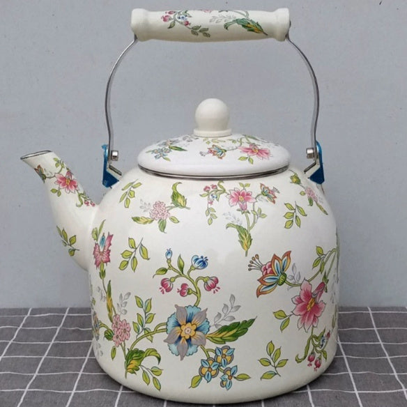 Enamel Large Water Kettle Milk Tea Pot