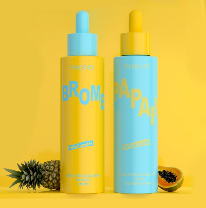 PHOFAY GENTLE PEELING SOLUTION PAPAYA ENZYME AHA BHA