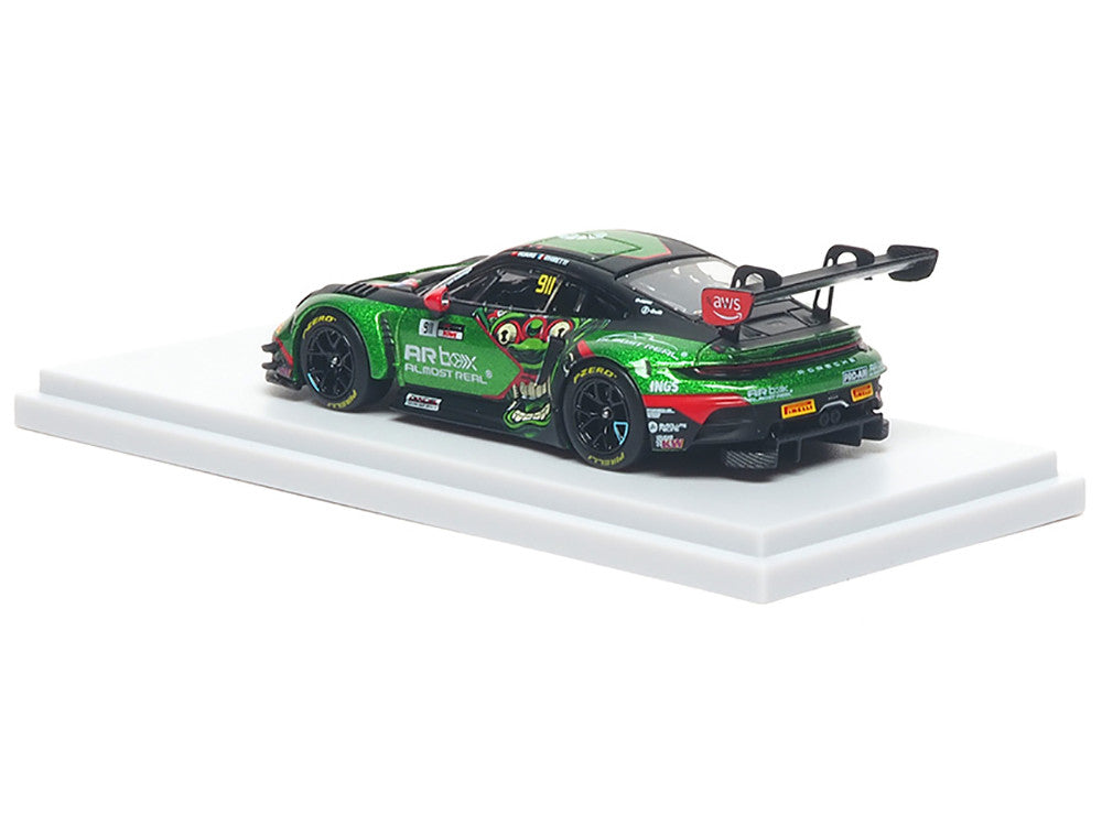 Porsche 911 GT3 R (992) #911 Alessandro Ghiretti - Huang Ruohan "Absolute Racing" "GT World Challenge Asia - Mandalika" (2026) 1/64 Diecast Model Car by Almost Real
