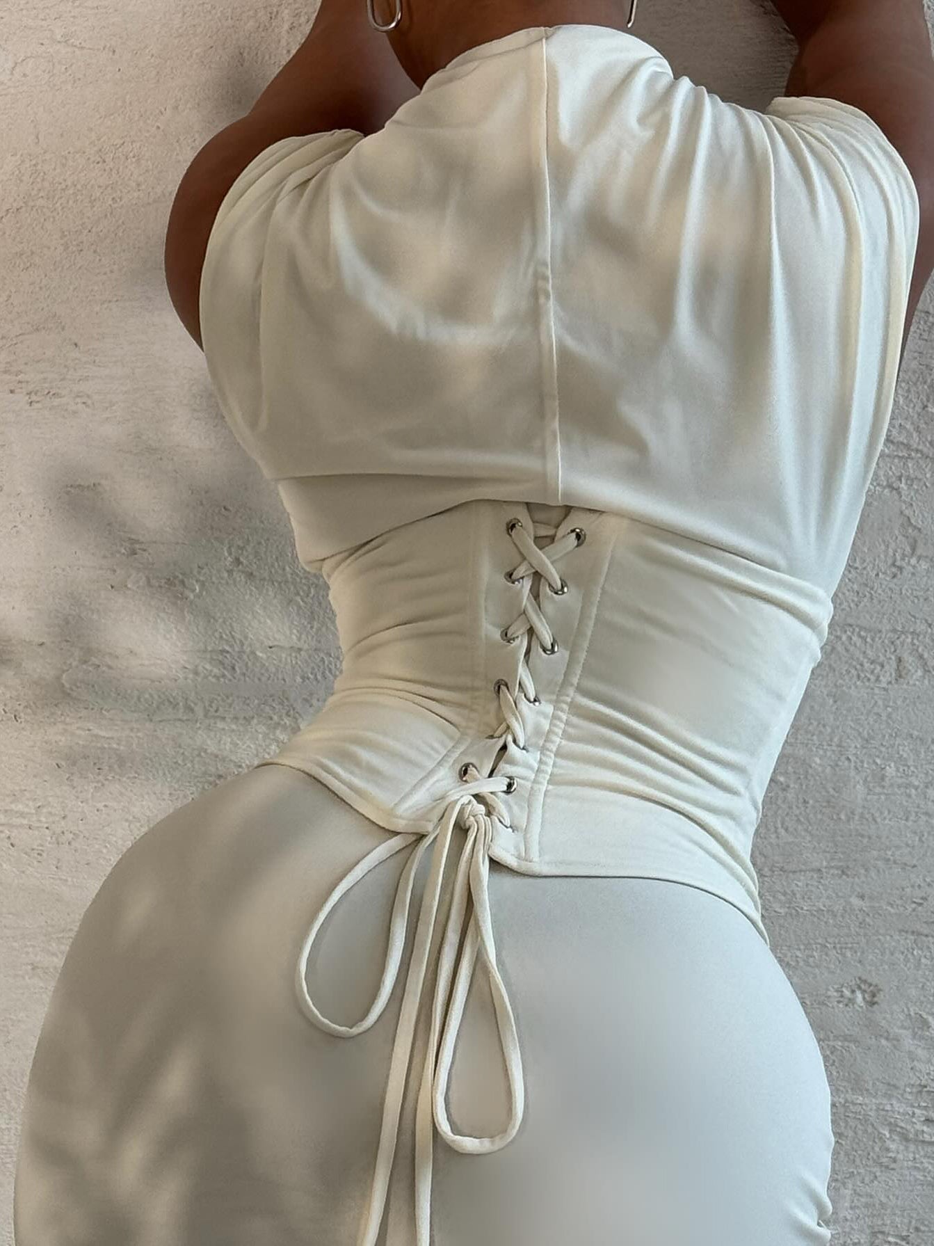 Sleeveless Corset Maxi Dress