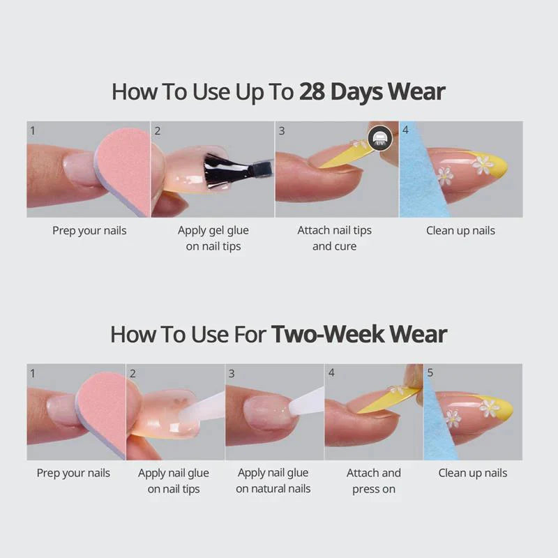 Braveheart Short Square Nails - Press On Nails | Long Lasting & Reusable