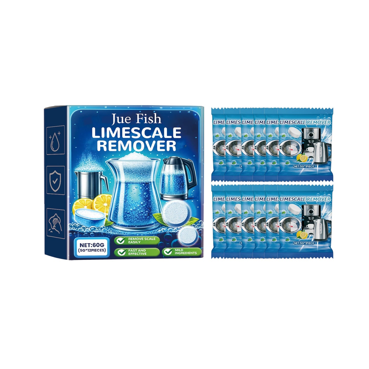 Scale Cleaning Effervescent Tablets