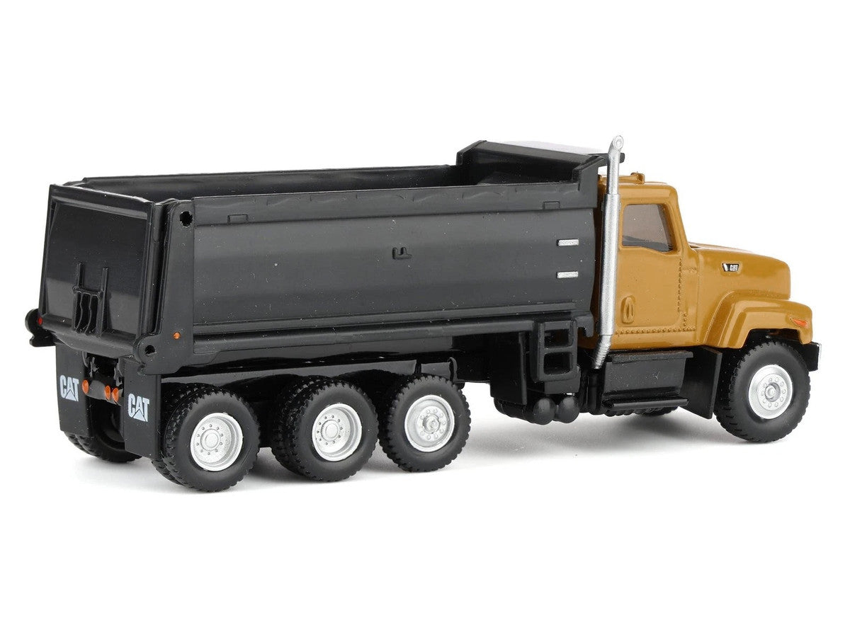 CAT Caterpillar CT681 Dump Truck Yellow 1/87 (HO) Diecast Model by Diecast Masters