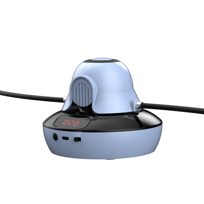 Intelligent automatic rope skipping machine 10 adjustment remote control electronic counting children training electric rope skipping device