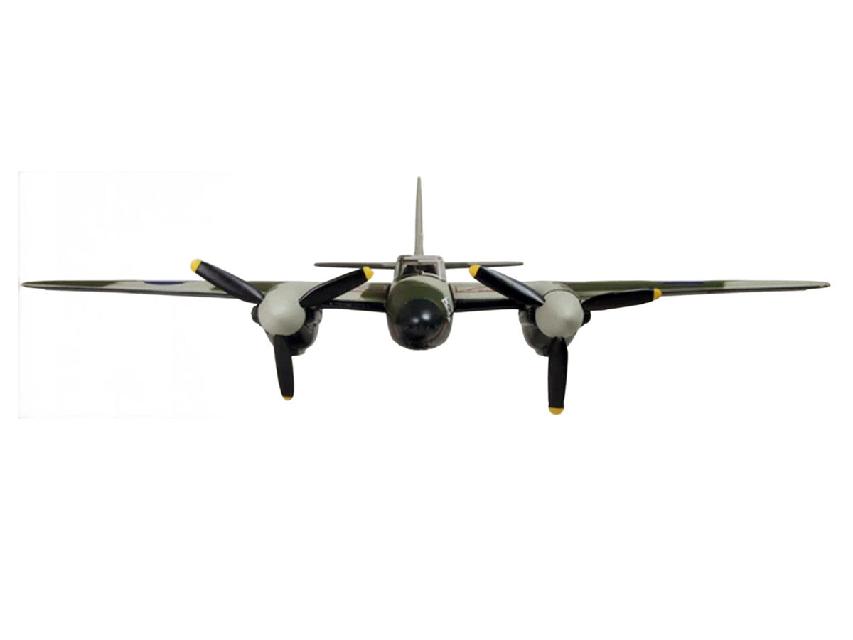 De Havilland Mosquito NF MKII Aircraft "Wing Commander Peter G. Wykeham-Barnes No. 23 Squadron Luqa Malta" (1943) Royal Air Force "Oxford Aviation" Series 1/72 Diecast Model Airplane by Oxford Diecast