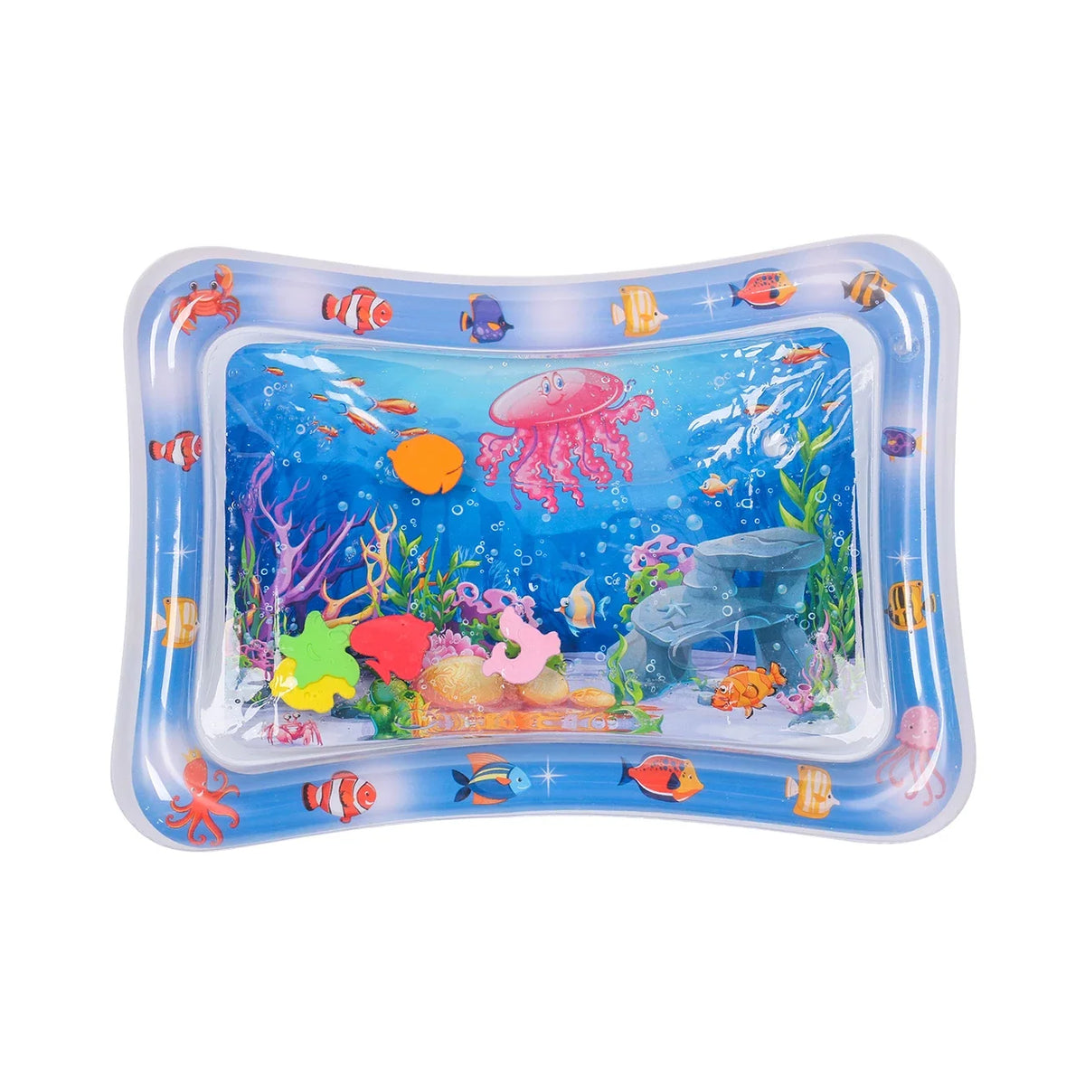 1PC Pet Water Play Mat Interactive Cat Toy Inflatable Sensory Splash Mat for Cats Dogs Indoor Enrichment Exercise Training Toy