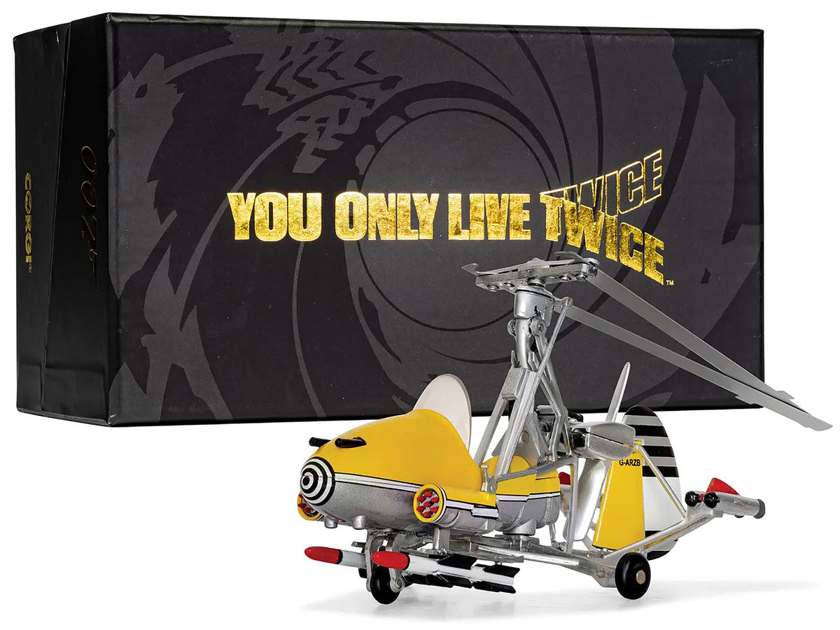Little Nellie Gyrocopter Yellow James Bond 007 "You Only Live Twice" (1967) Movie Diecast Model by Corgi