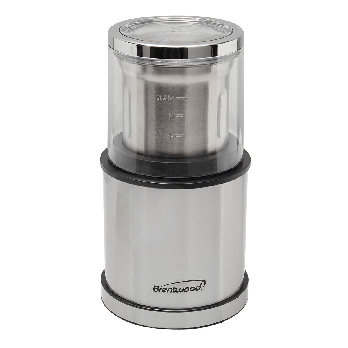 Brentwood 75 Gram Electric Wet and Dry Coffee Bean, Herb and Spice Grinder