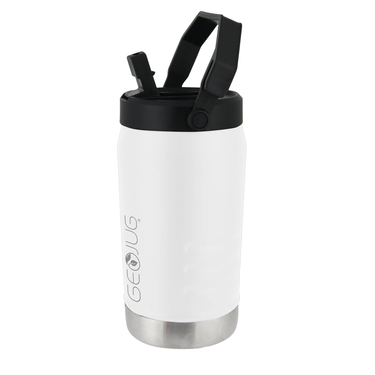 Brentwood GeoJug 64oz Stainless Steel Insulated Sports Water Jug in Cream