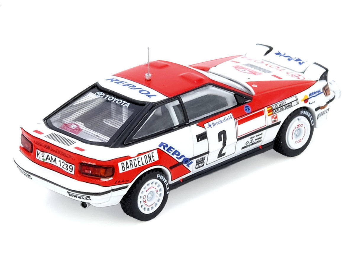 Toyota Celica GT-Four (ST165) #2 Carlos Sainz - Luis Moya Winner "Rally Monte Carlo" (1991) 1/64 Diecast Model Car by Inno Models