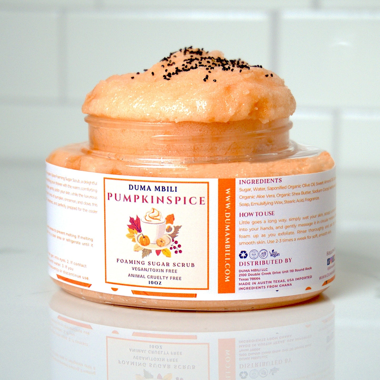 Pumpkin Spice Foaming Body Scrub