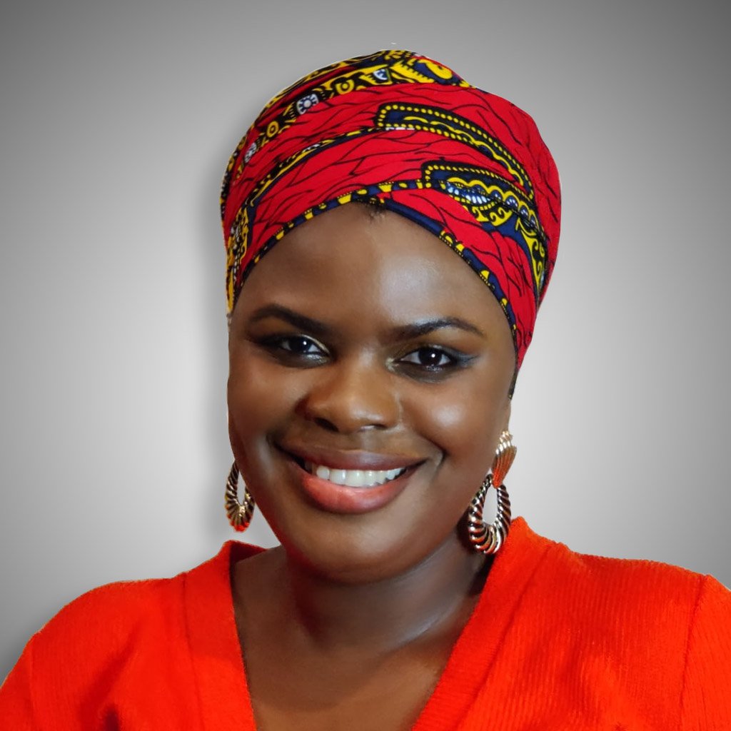 Kente African Print Head Wrap & Face Mask (Red & Yellow)