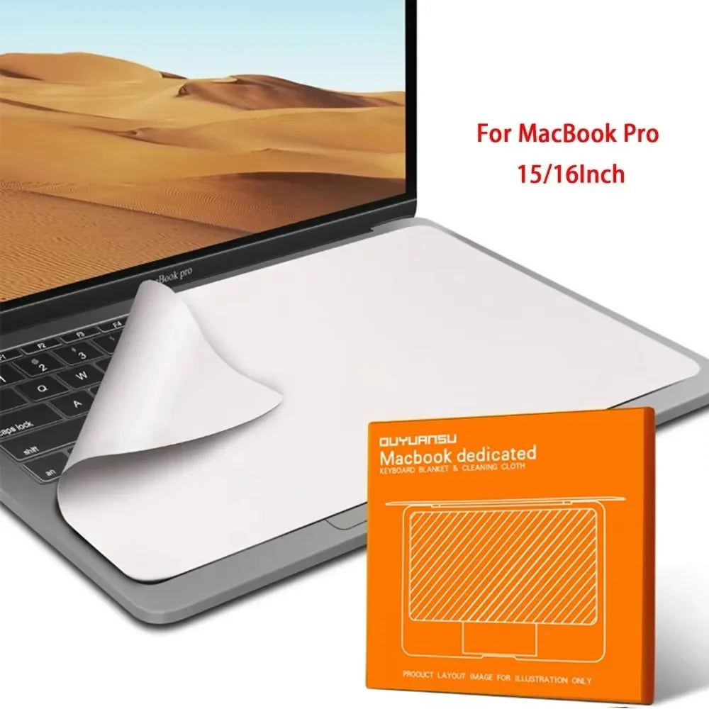 Suitable for MacBook Pro Keyboard Dust Cloth, Air Wiping Cloth, Apple Laptop, Mac Cleaning Screen Wiping Cover Cloth