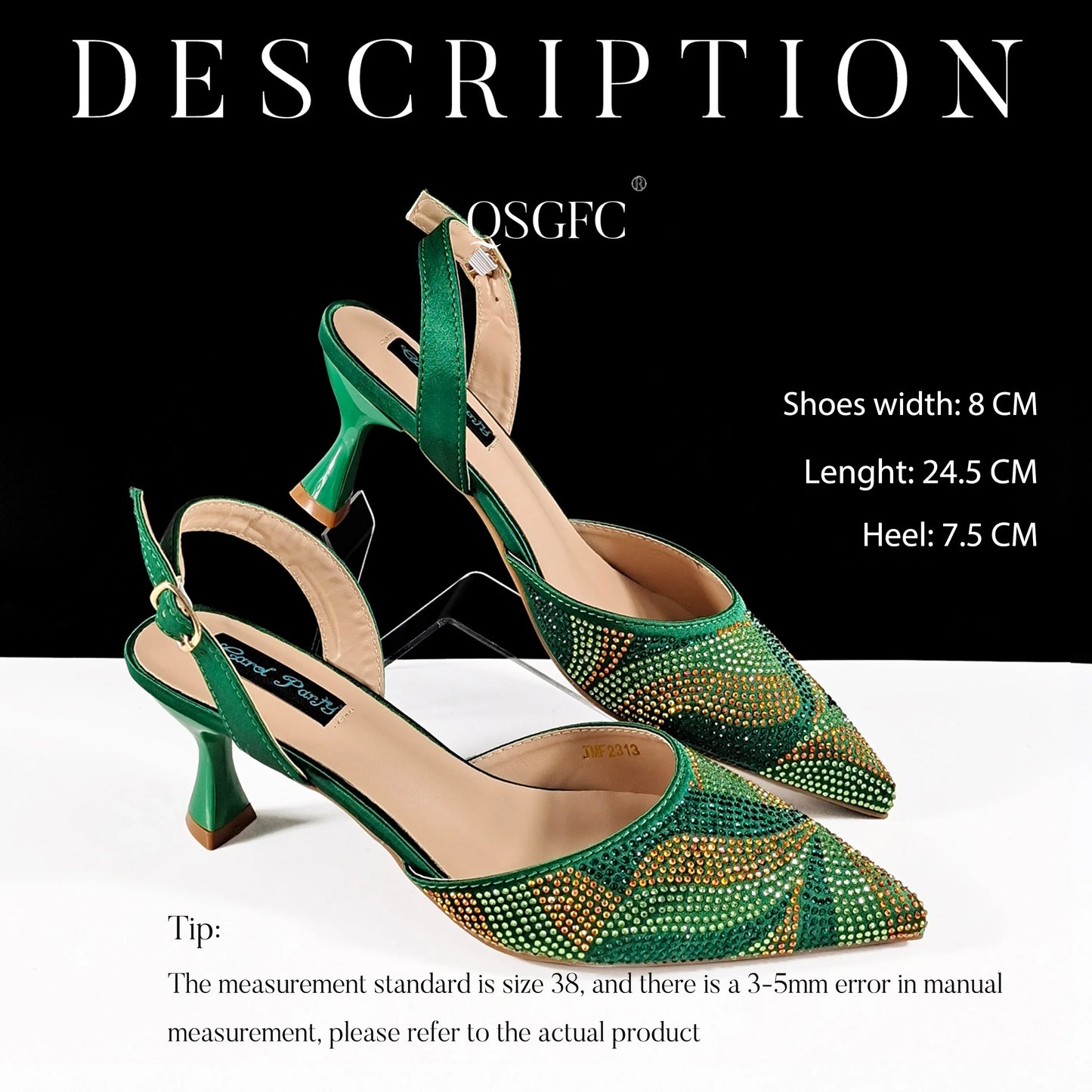 Festive Elegance:High Quality Women's Pumps Fashion Design For Nigeria Wedding Party Ladies Shoes Spot Goods