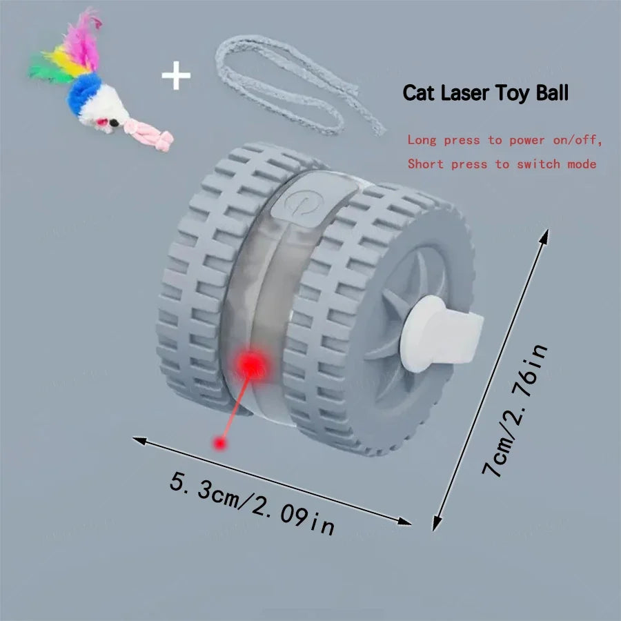 Intelligent Dog Toy Ball Electronic Interactive Cat Toy Usb Automatic Moving Bouncing Ball For Large Medium Dog Holiday Pet Gift