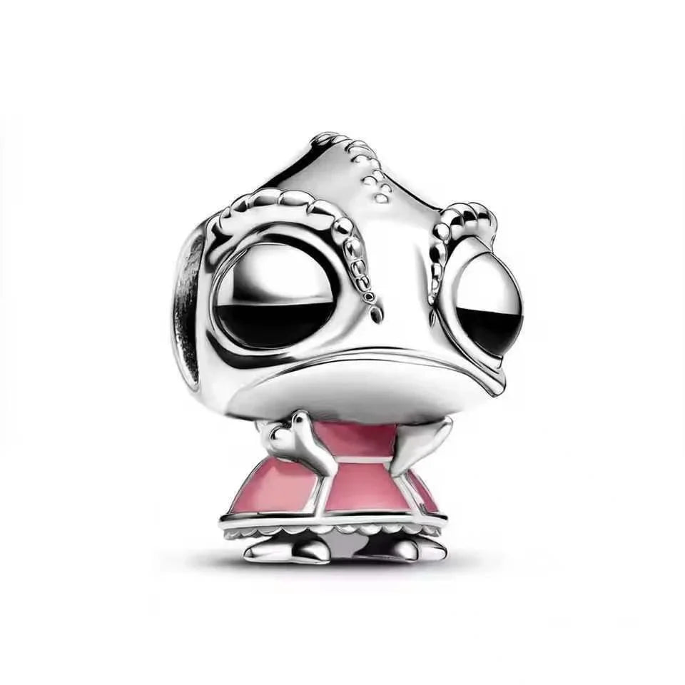 DSN 925 Silver King Of The Grasslands 2026 Charm Beads Pendant Fits Bracelet Necklace DIY Women Festival Party Jewelry Gifts