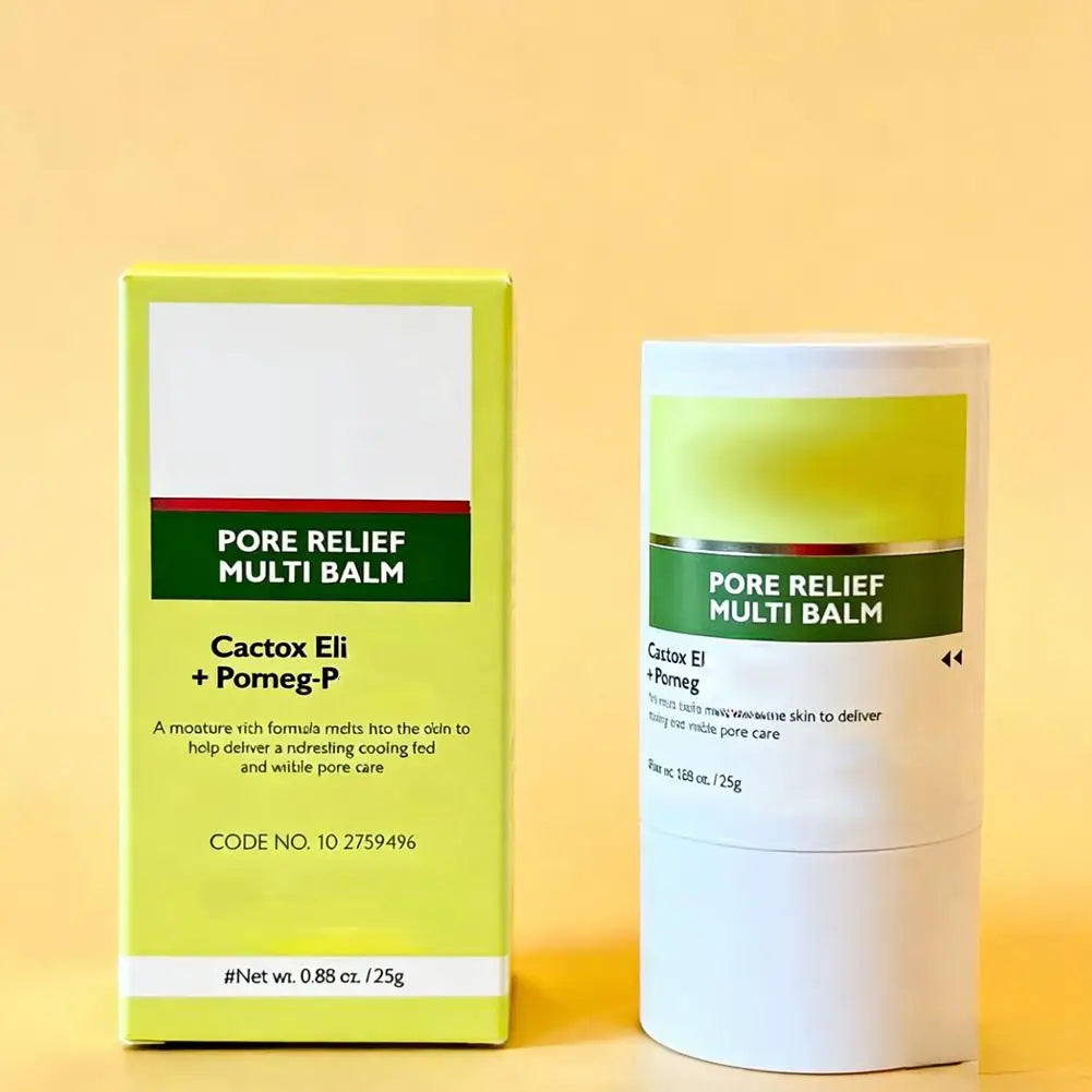 CACTOX Pore Relief Multi Balm 25g - Cactox Elixir & Pomeg-Pore Formula, Cooling Soothing Moisturizing Balm for Pore Care
