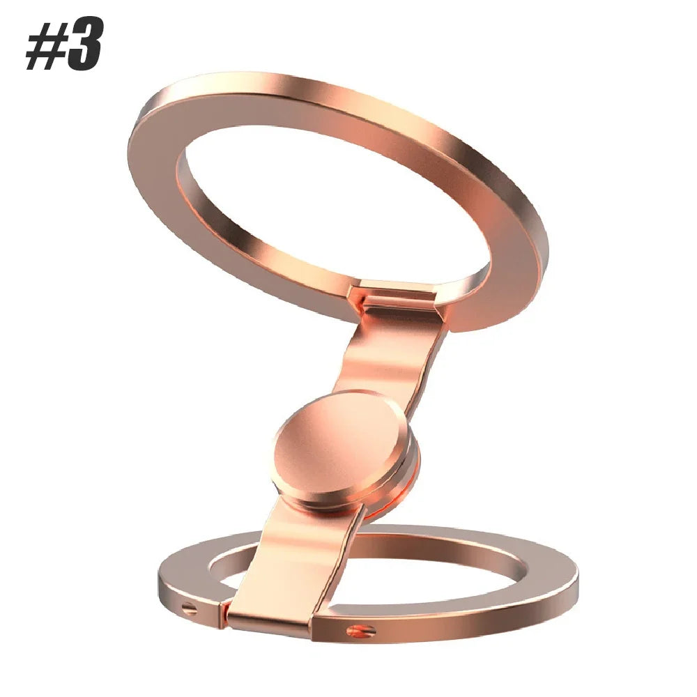 Magnetic Phone Stand 360° Rotating,3 in 1 Foldable Car & Desk Holder,Strong Magnet Grip with Fidget Spinner for OfficeTravelHome