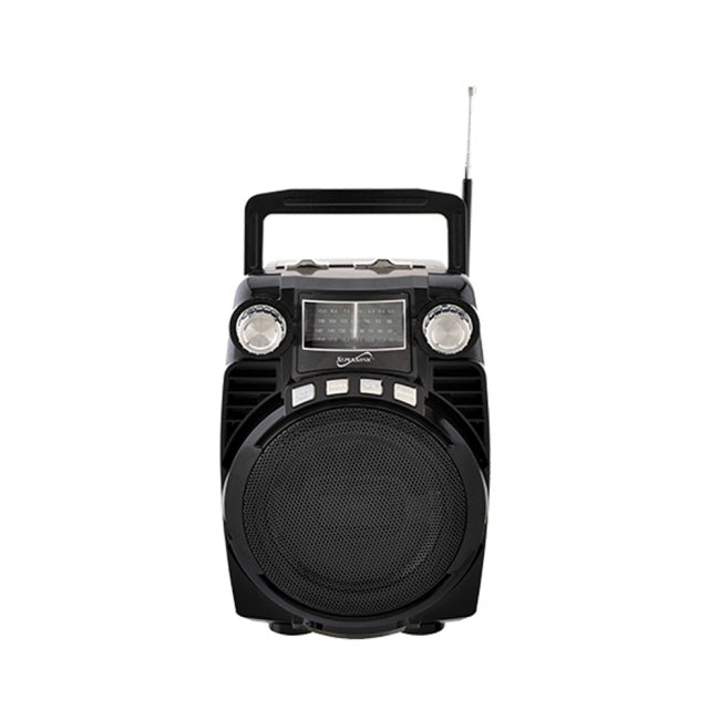 Supersonic Bluetooth Portable 4 Band Radio in Black