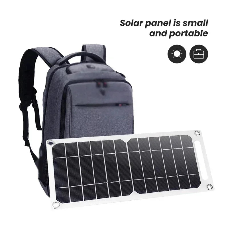 (U.S Stock) 35W Portable Foldable Solar Charger Panel Dual USB Ports Fast Charging Power Bank iPhone Camping Outdoor Travel