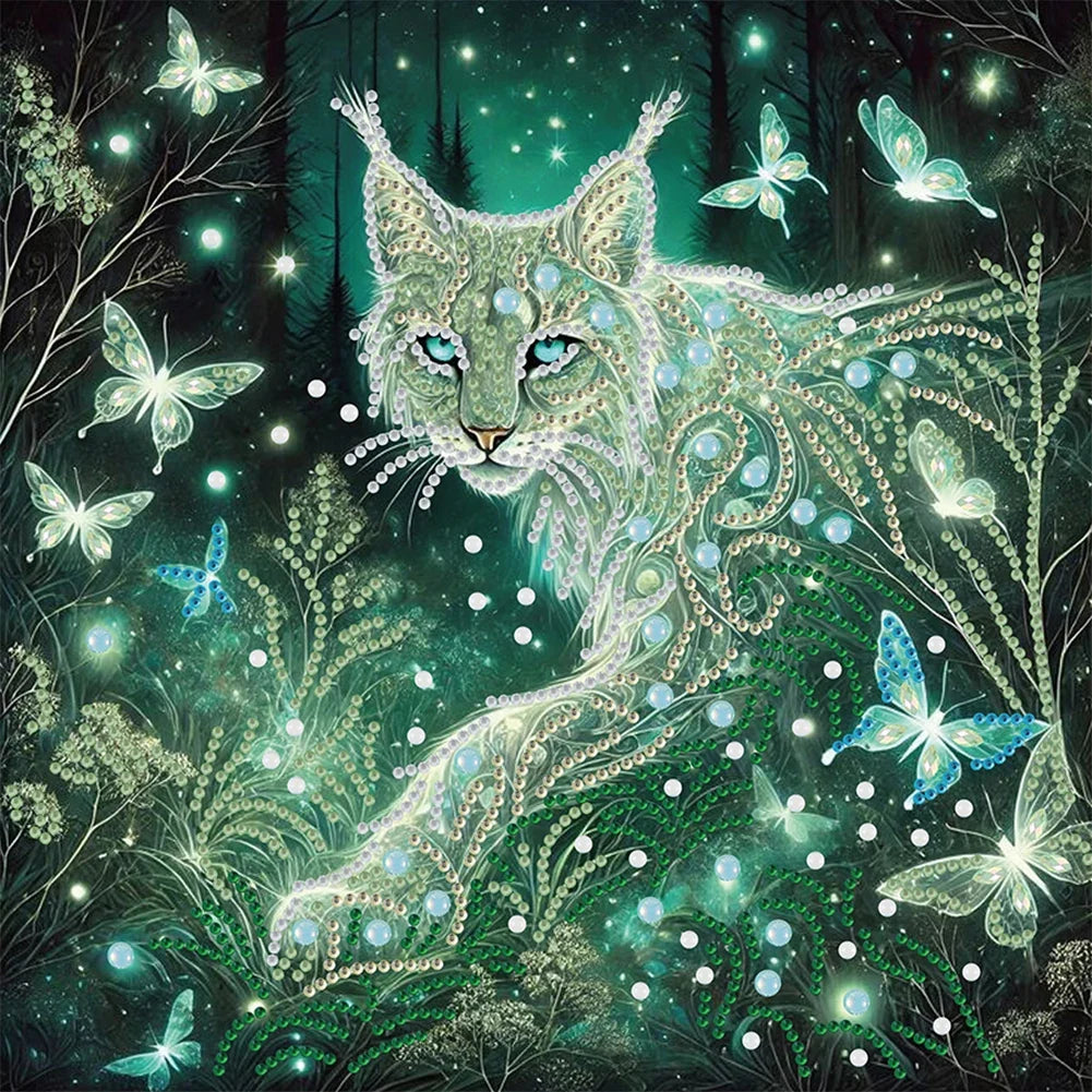 5D DIY Partial Special Shaped Drill Diamond Painting Kit Animal Decoration
