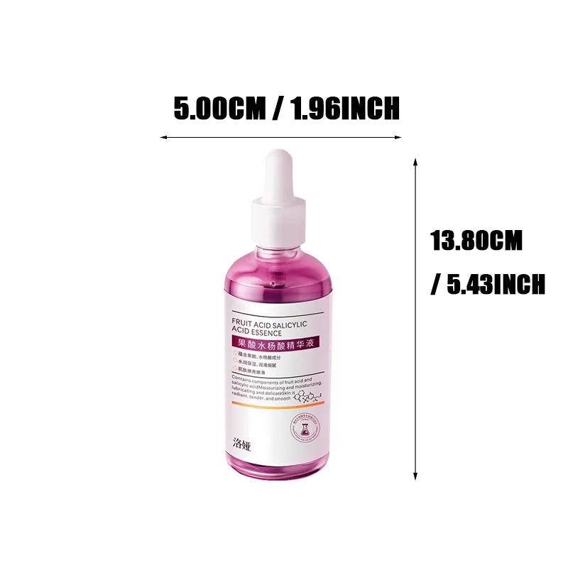 100ml Pink Salicylic Acid Acne Removing Concentrated essence - Refreshing texture, deep moisturizing, fade acne marks