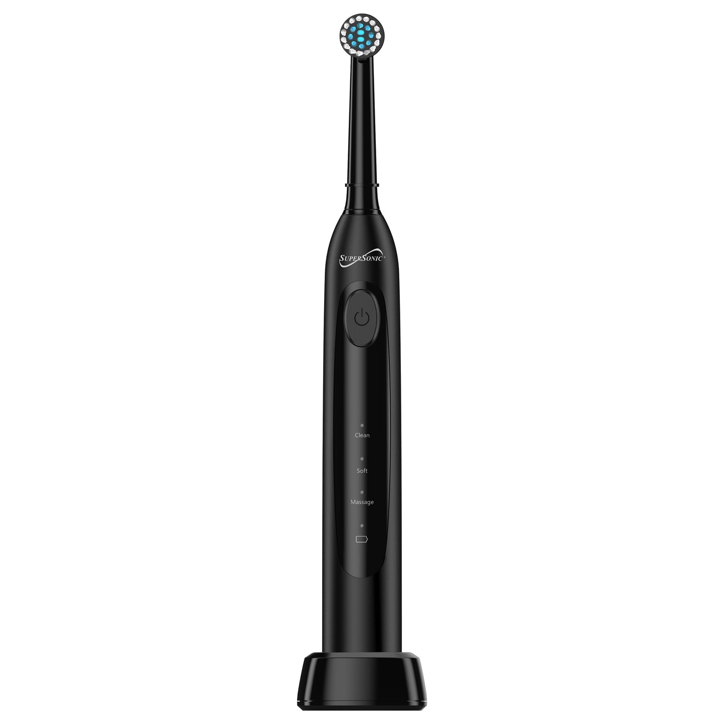 SuperSonic Sonic Zoom+ Wireless Rechargeable Toothbrush in Black
