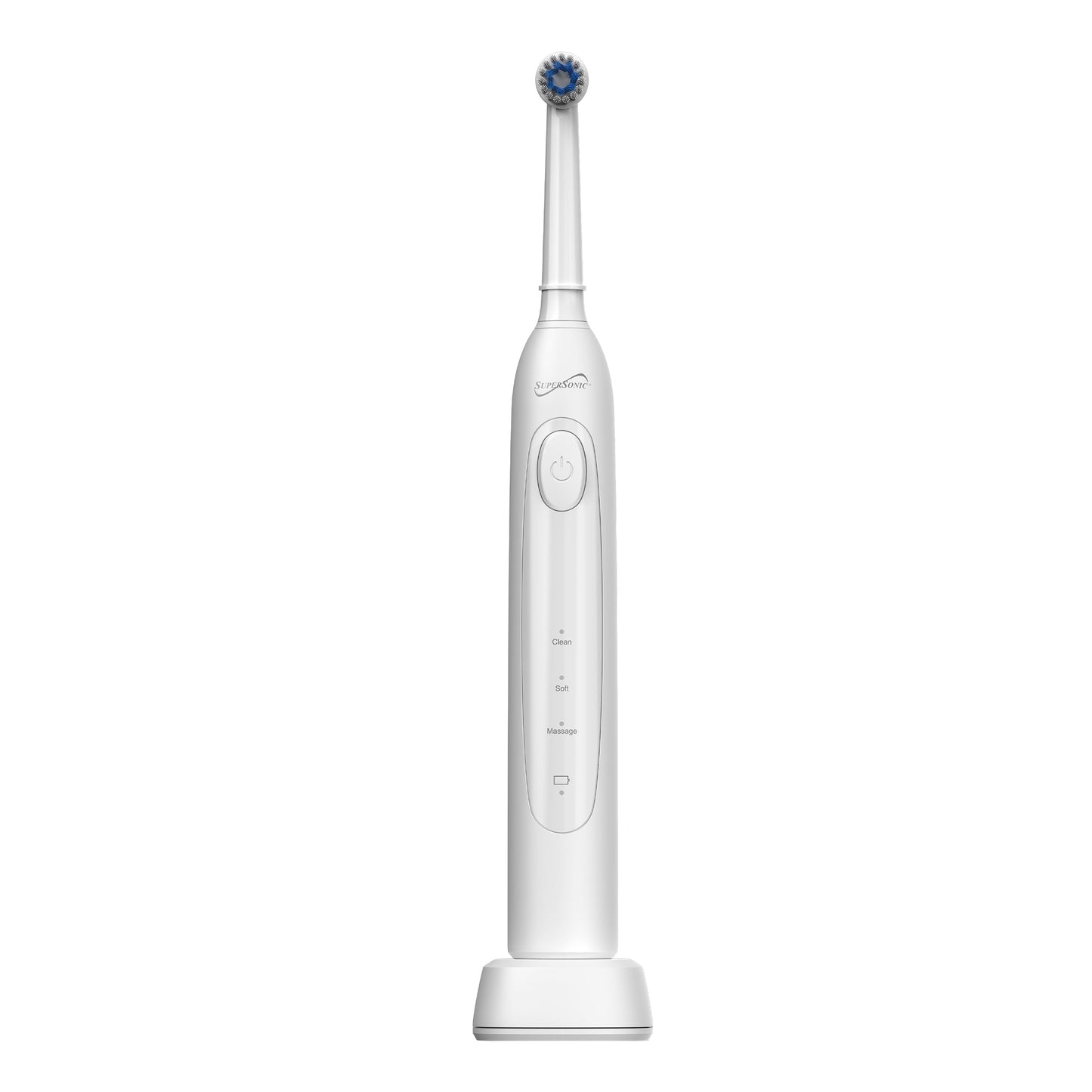 SuperSonic Sonic Zoom+ Wireless Rechargeable Toothbrush in White