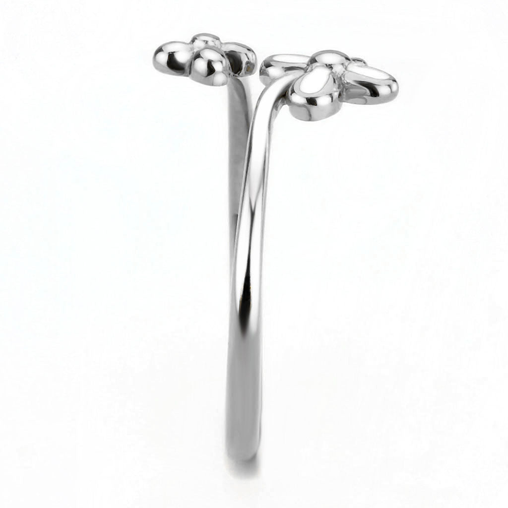 TK3631N - Stainless Steel Ring with No Stone No Plated (High Polished)