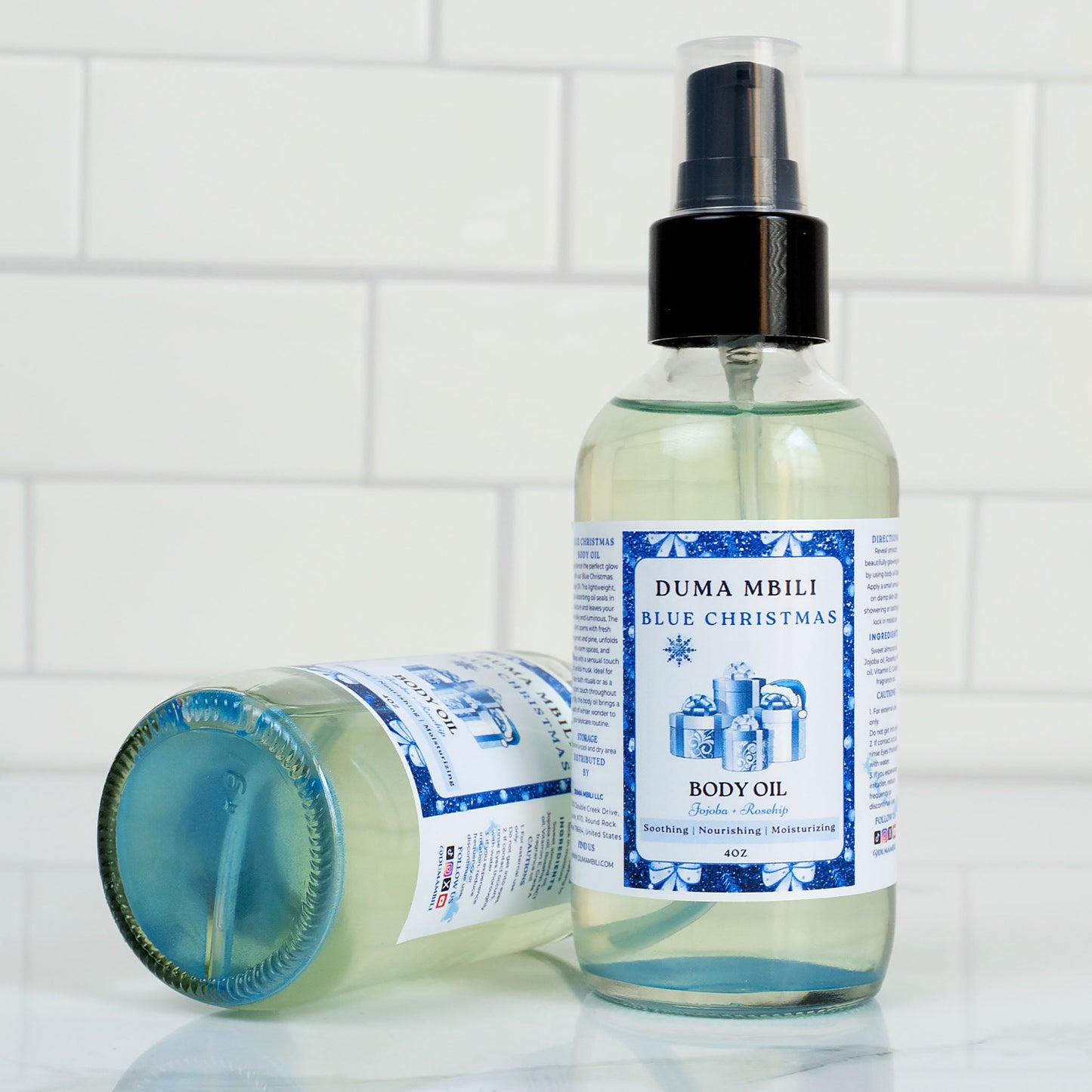 Blue Christmas Body Oil