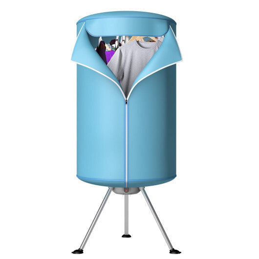Costway Portable Ventless Laundry Clothes Dryer Folding Drying Machine Heater