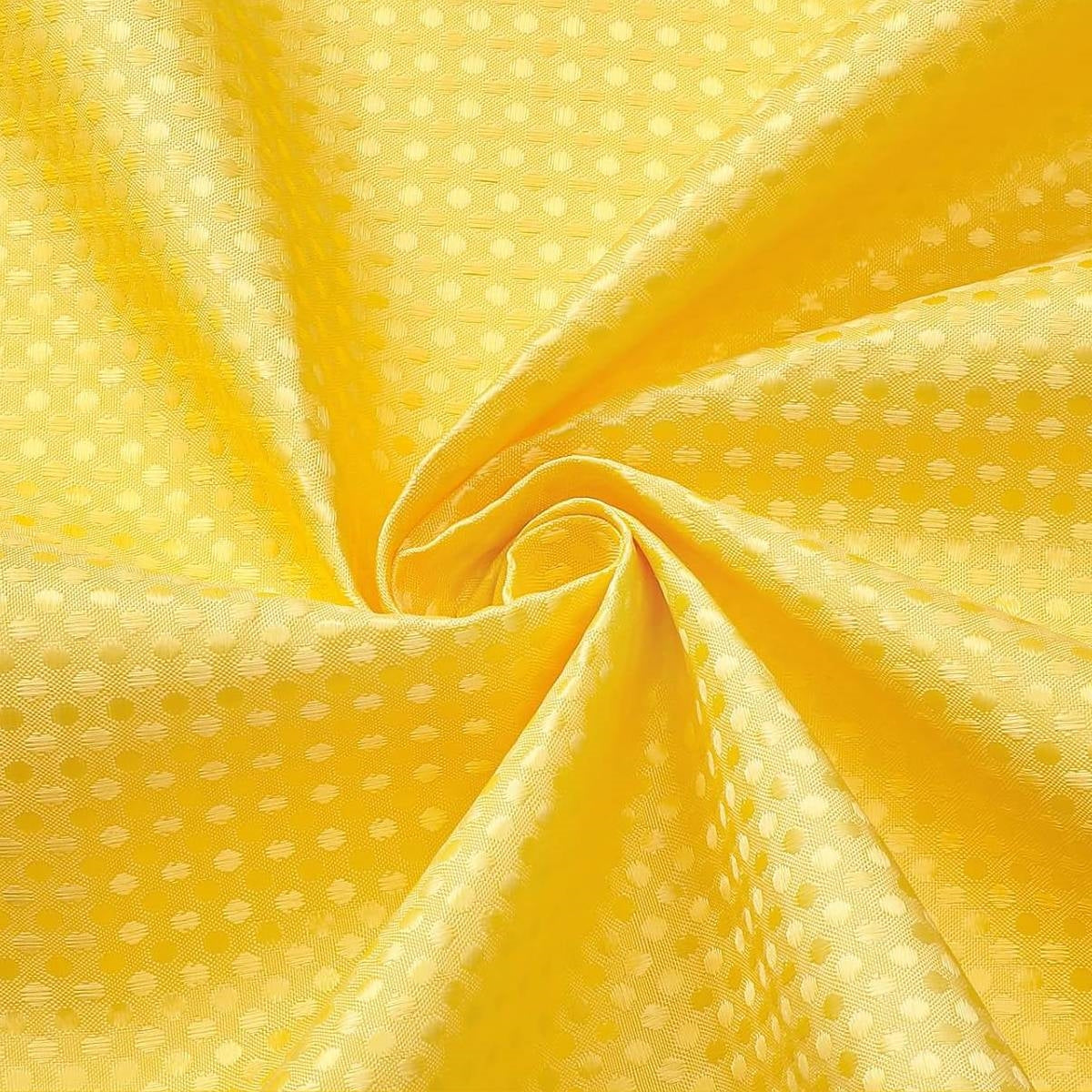 72"W x 84"H Yellow Waffle Textured 3 in 1 Shower Curtain Set