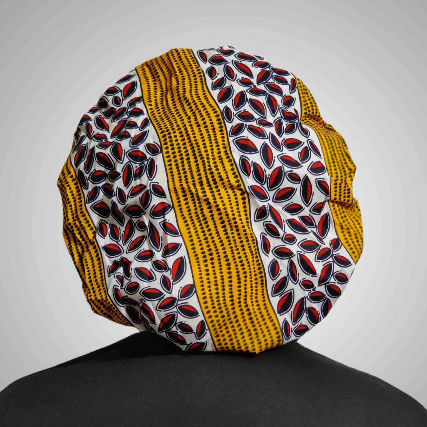 Kente Bonnet & Face Mask (Yellow)