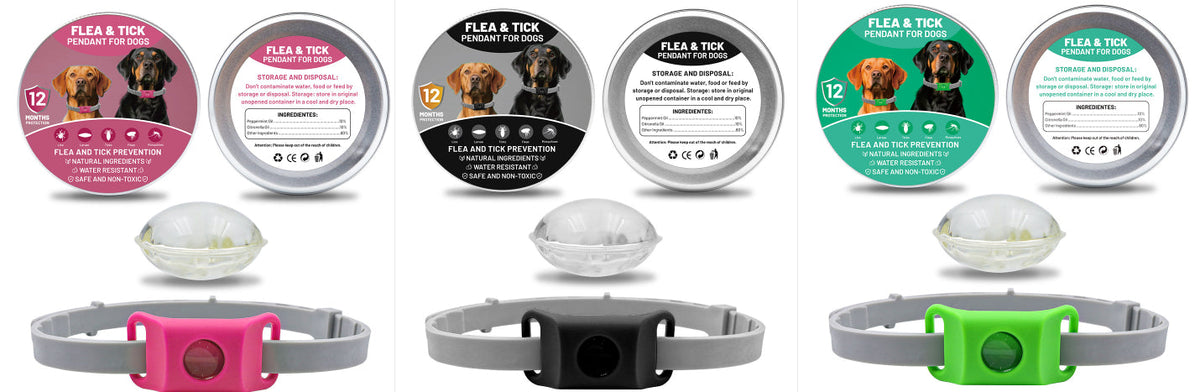 Pet Insect Repellent Button Collar Capsule Suit