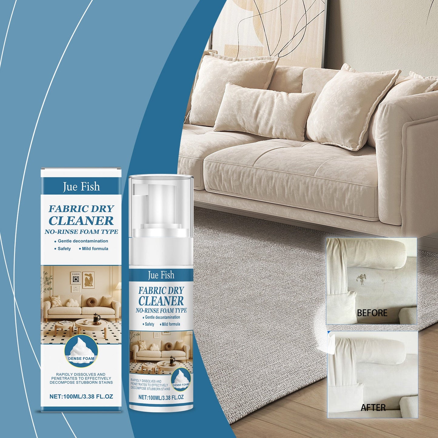Fabric Sofa Cleaner 1 0 0ml1box