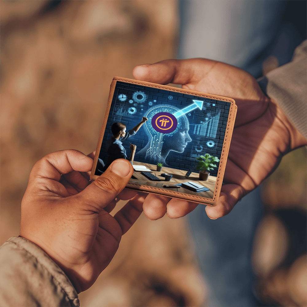PI Pioneers AI Wallet Leather
