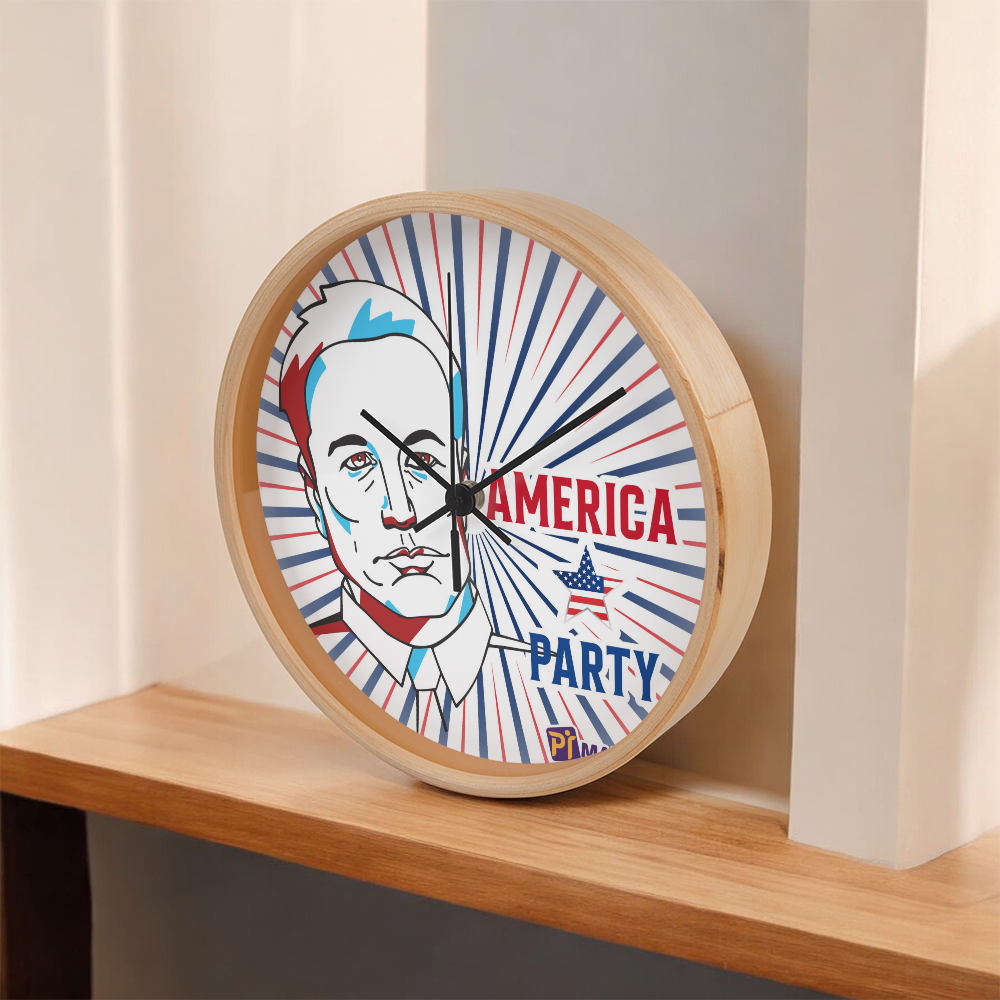 EM America Party Wall Clock Gift