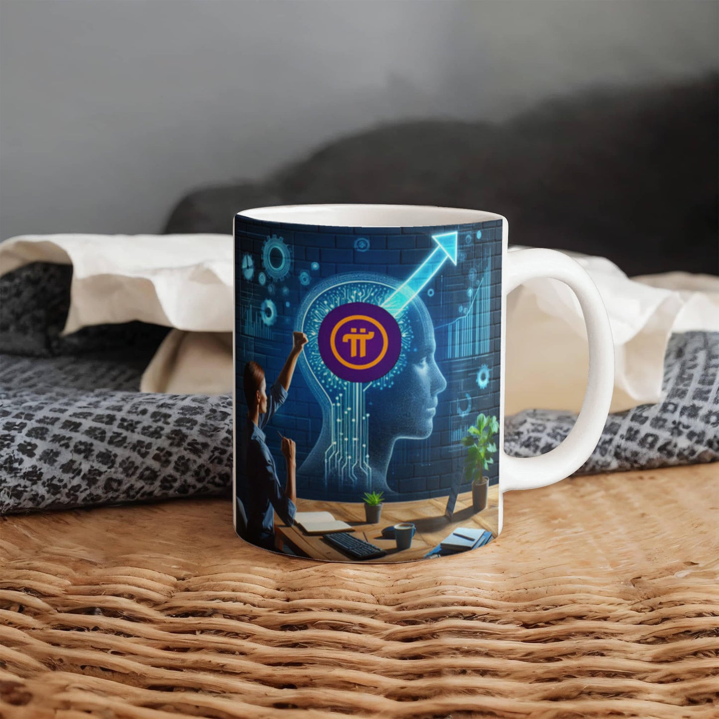 PI Pioneers AI Coffee and Tea Mug Ceramic