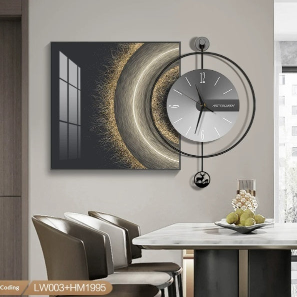 Modern Luxury Watch Creative Wall Clock Living Room